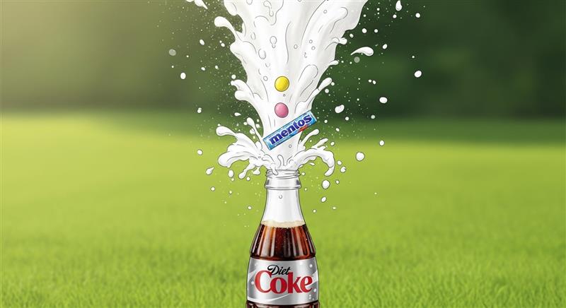 콜라에 멘토스를 넣으면 왜 폭발할까? 표면 장력과 핵화 현상