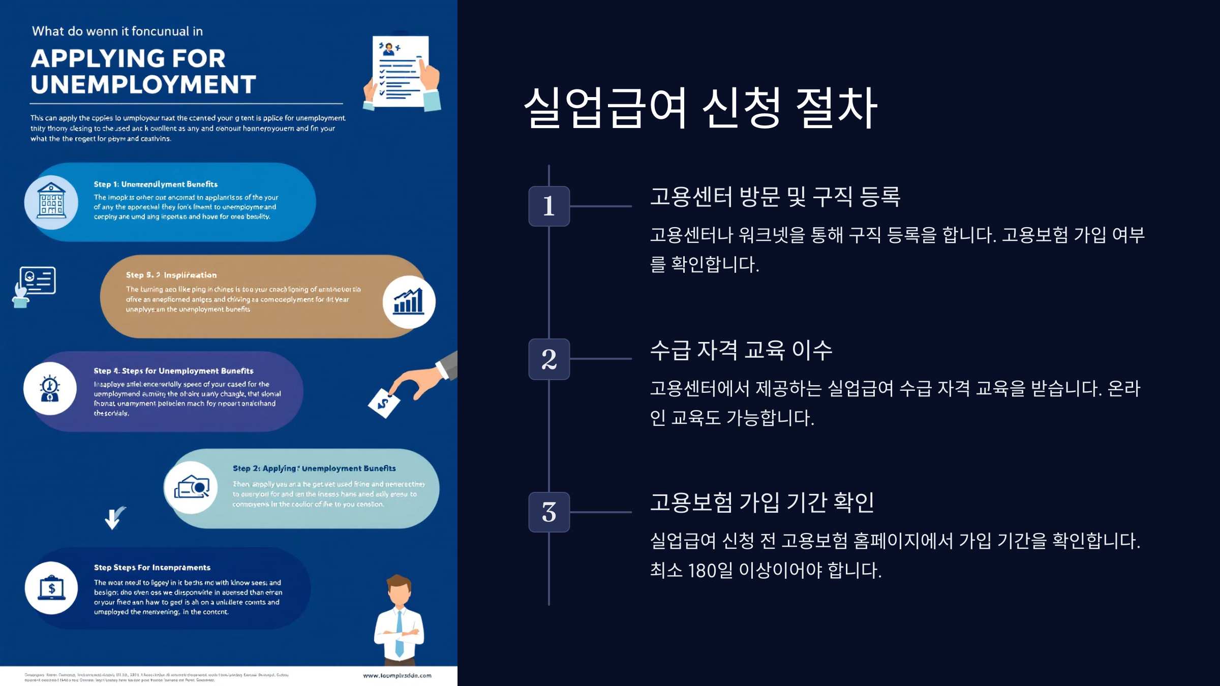 실업급여 신청 절차