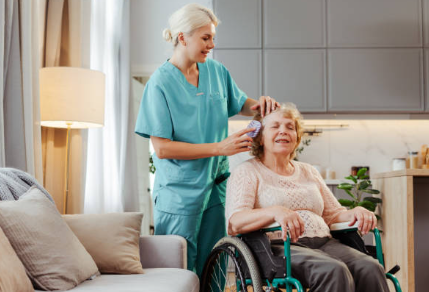 노인 보호 사회복지사