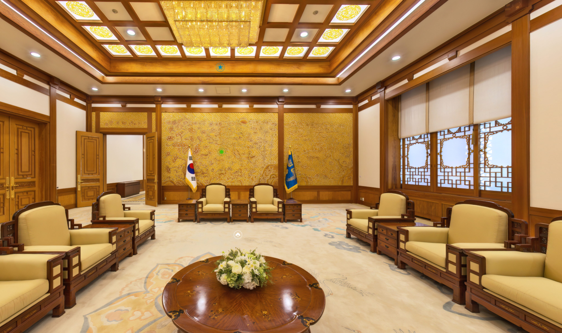 청와대 2층 접견실