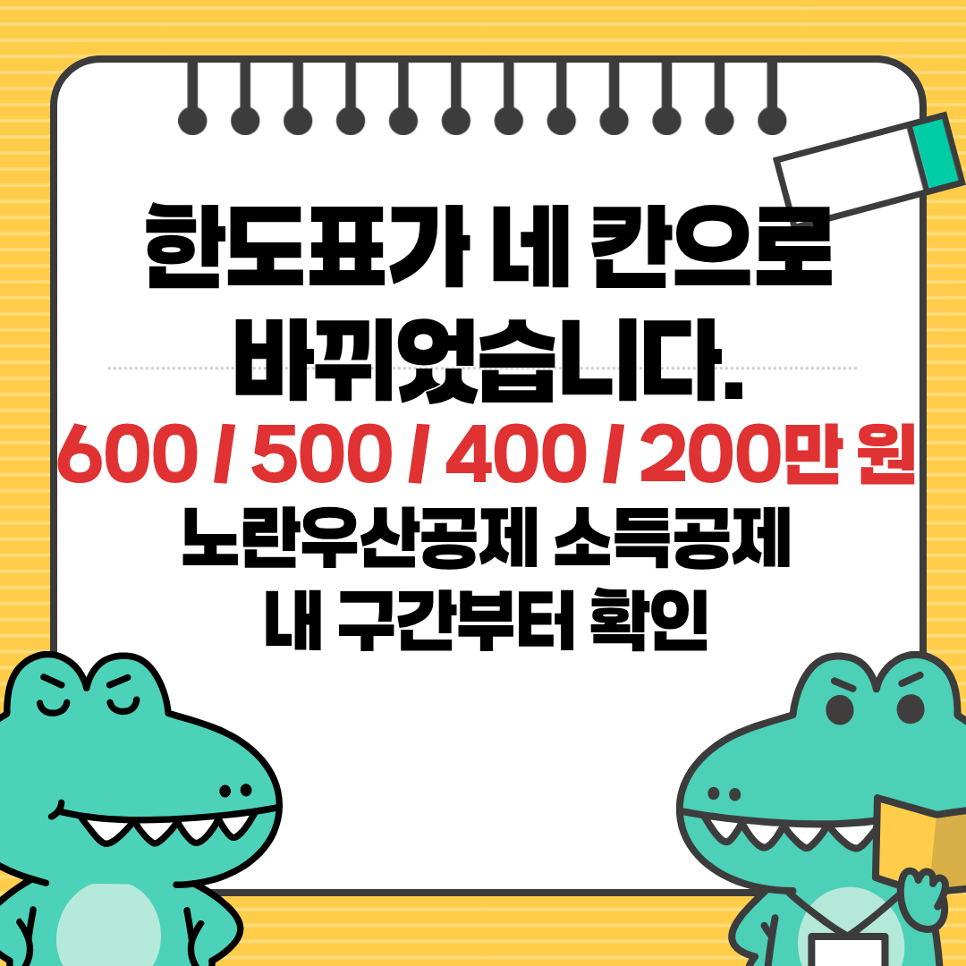 2026 노란우산공제 소득공제 한도 구간 600만원 500만원 400만원 200만원