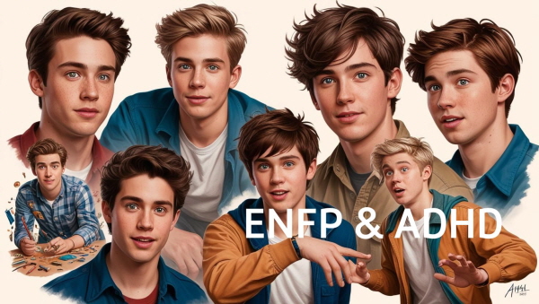 ENFP 성격과 성인 ADHD에 관한 사진