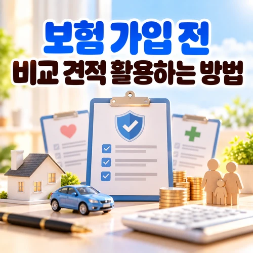 보험 가입 전 비교 견적 활용하는 방법