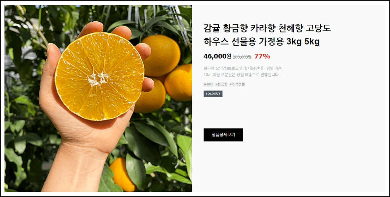 생방송오늘저녁 논산 황금향 택배 주문