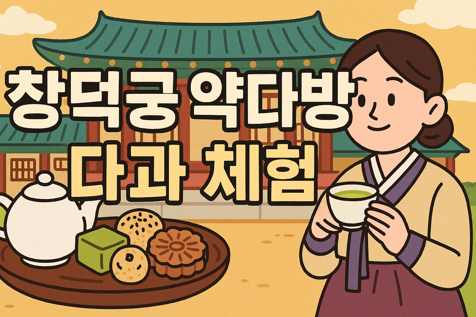 창덕궁 약다방 다과 체험