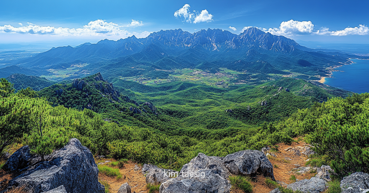 가지산의 사계절