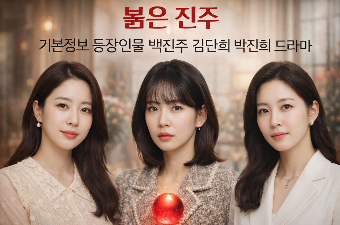 붉은 진주 줄거리 및 등장인물 백진주·김단의·박진희 완벽 분석