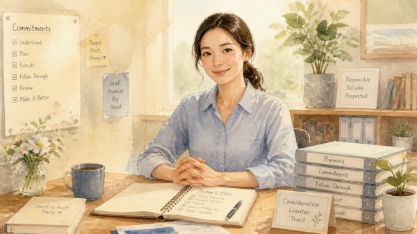 ISTJ는 흔히 책임감이 강한 사람으로 알려져 있습니다에 관한 그림입니다.