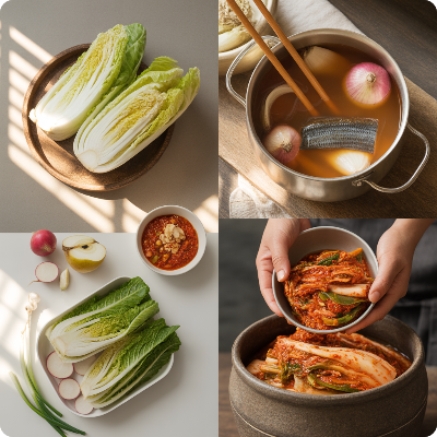 김장김치 맛있게 담는 법 이미지