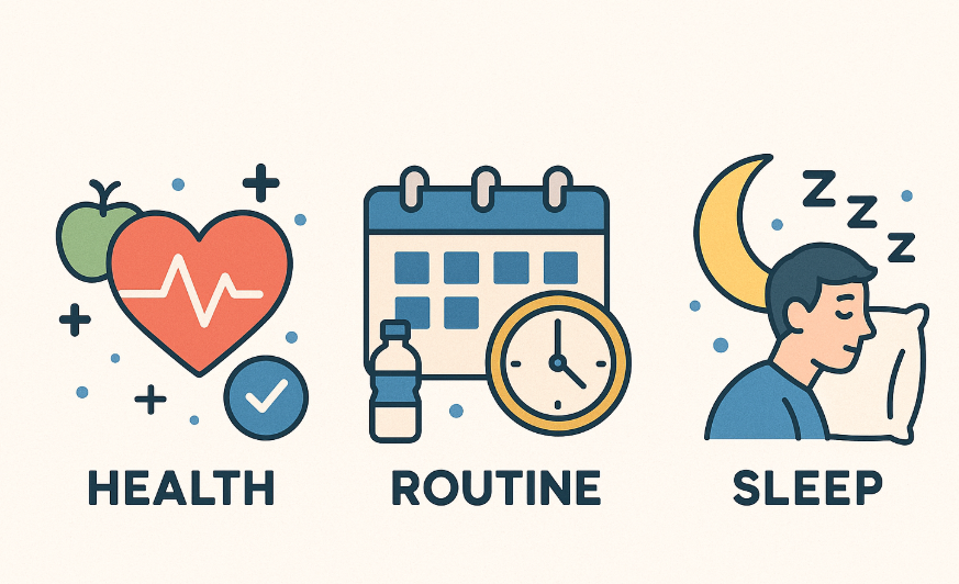 환절기 건강, 루틴, 수면
