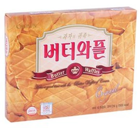 크라운 버터와플&#44; 316g&#44; 10개