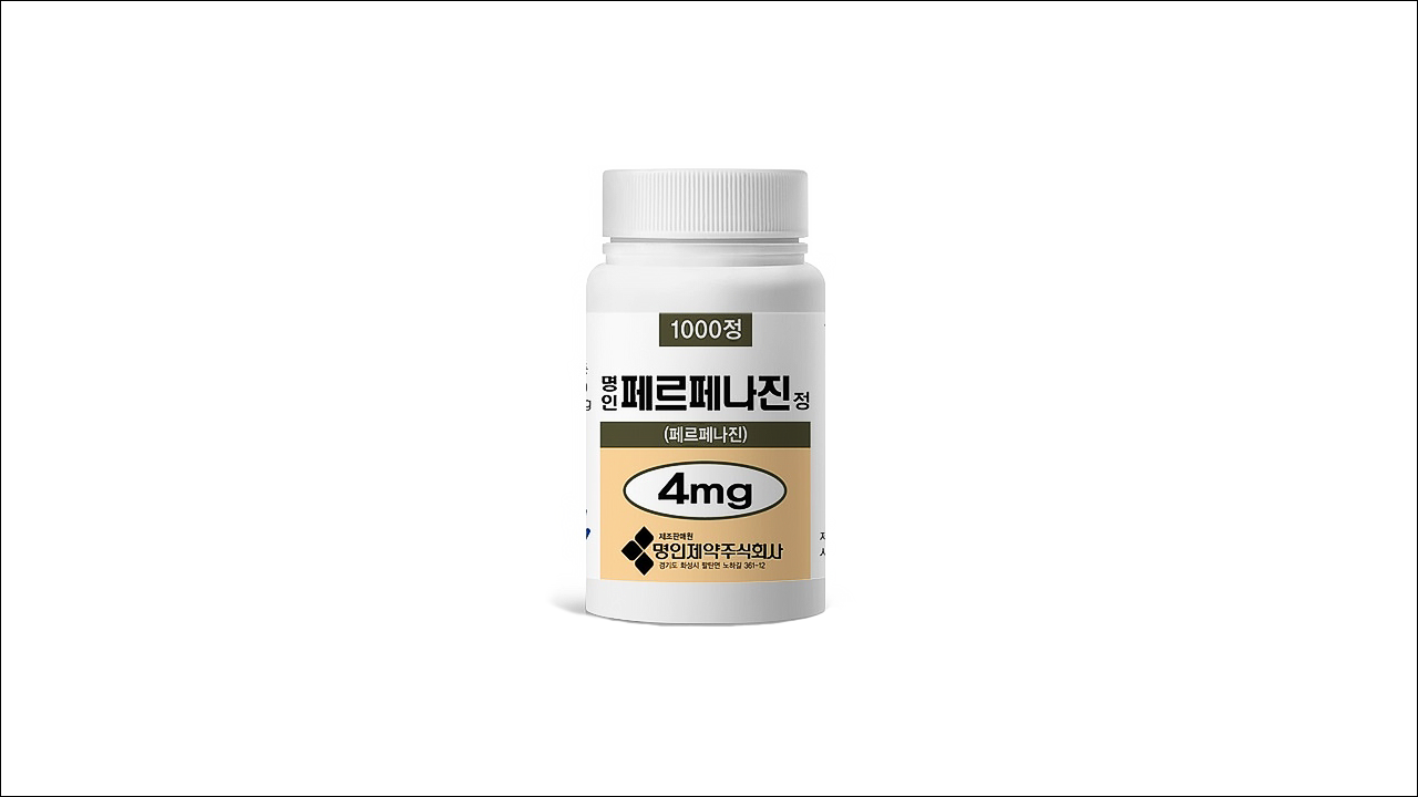 조현병약 명인페르페나진정4mg(Myungin Perphenazine Tab. 4mg)