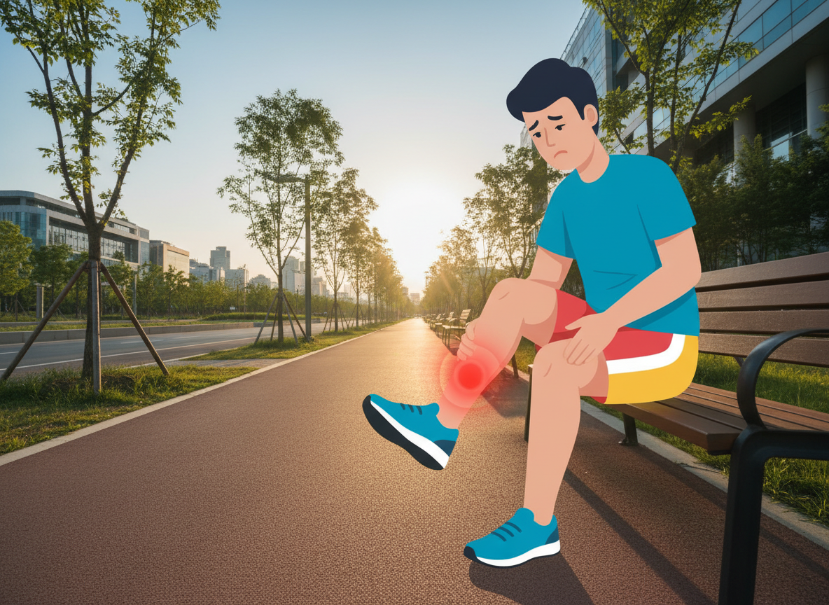 걷기 러닝 발등 통증 원인 진료과 찾기 어디아파 앱 어플