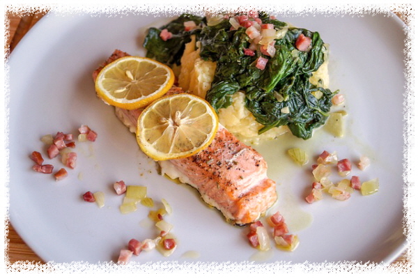 시금치-연어스테이크-효능