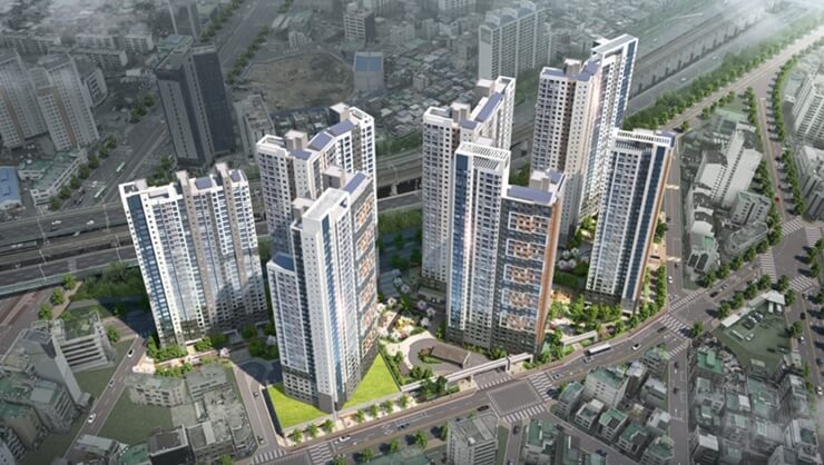 힐스테이트 관악 뉴포레 조감도