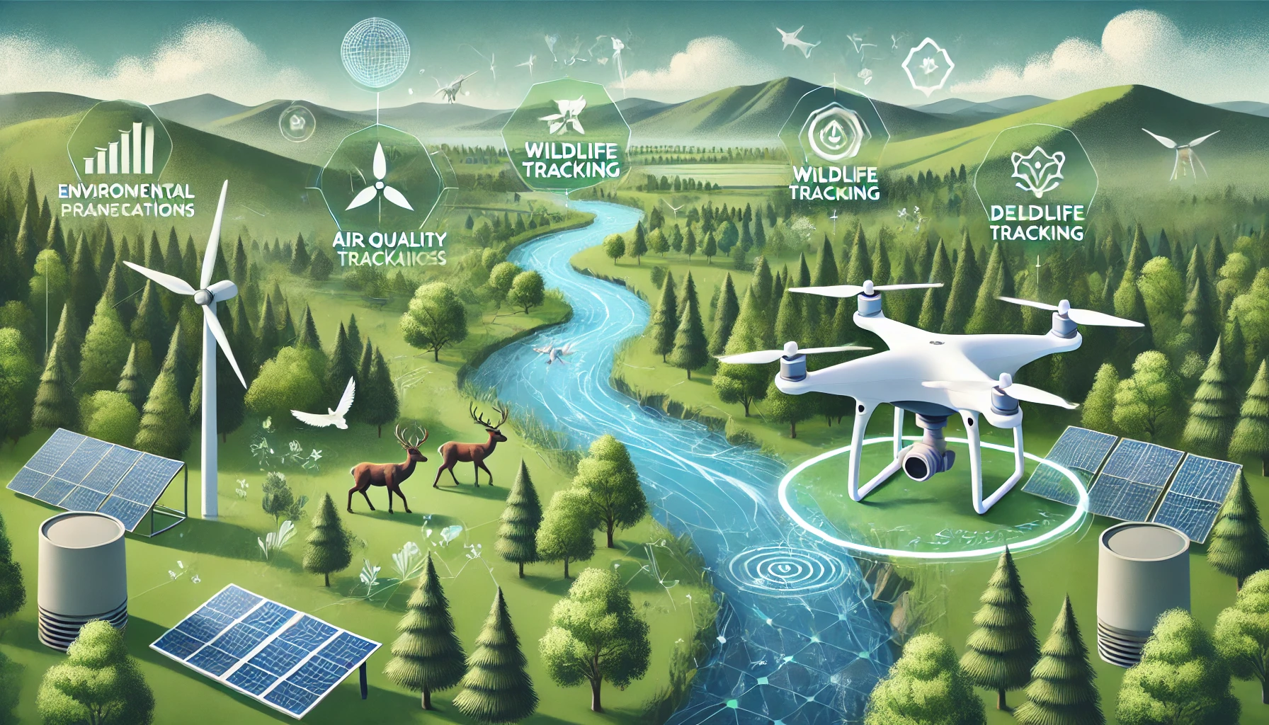 드론 환경보호 지속가능성