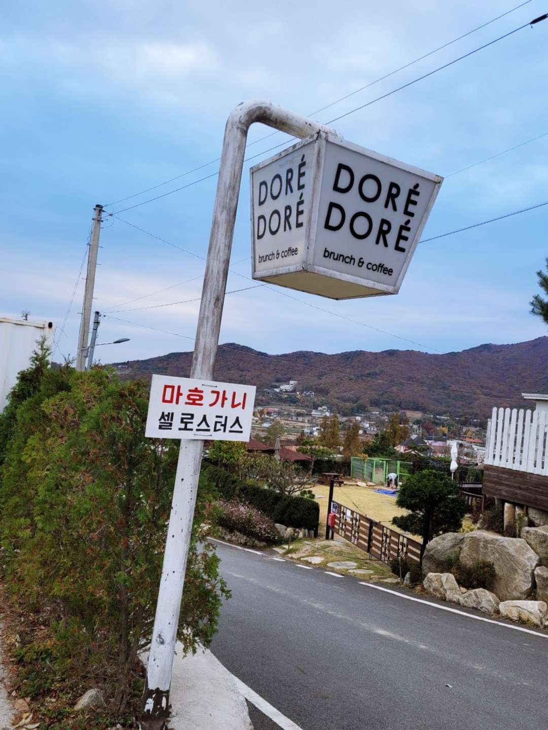 강화 마호가니 간판