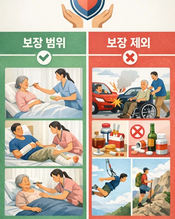 간병 필요 상태에서 적용되는 간병인보험 보장내용 범위 설명 이미지9