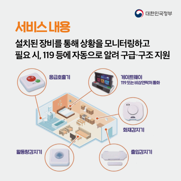 응급안전안심서비스 내용