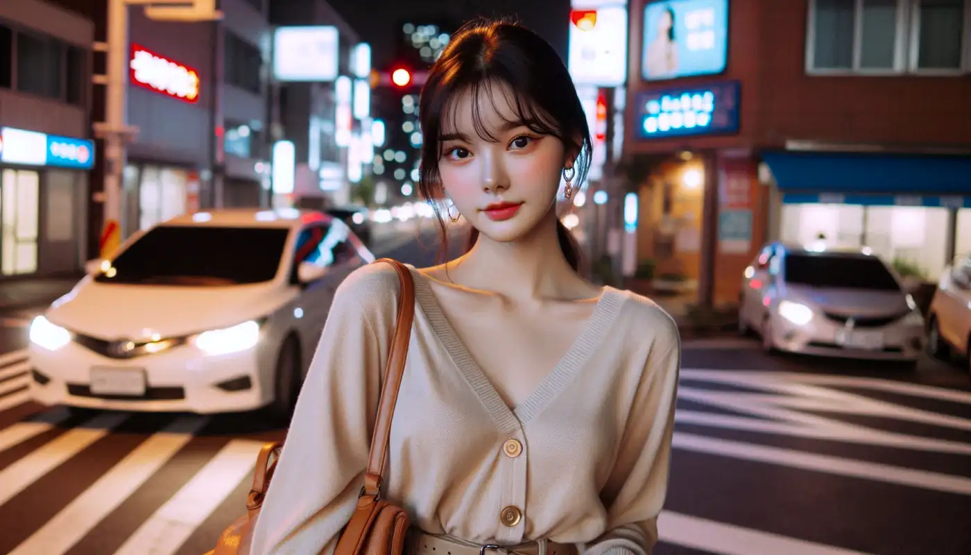 일본-atm-출금해서-여행하는-여성의-모습