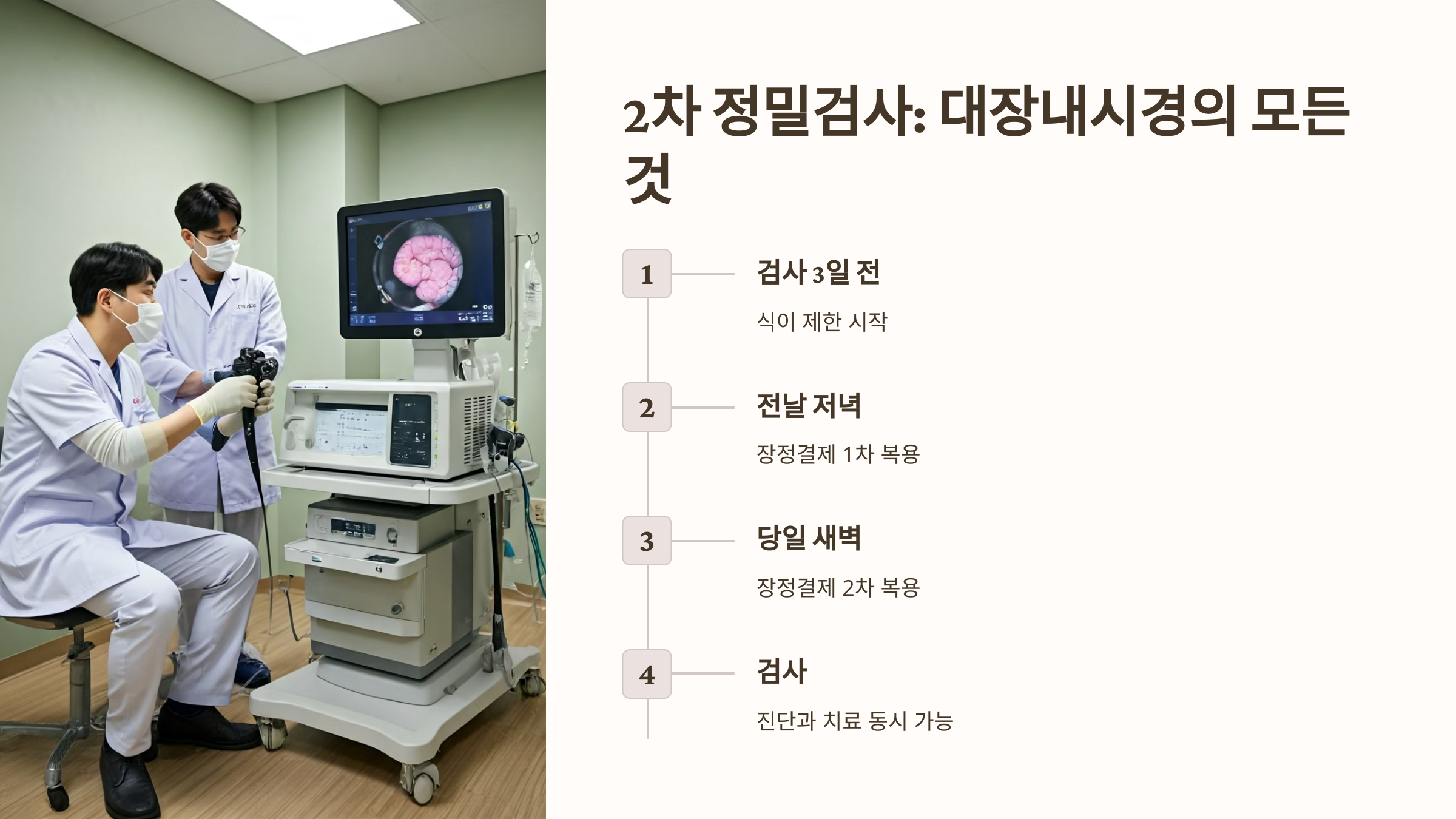 대장암 조기검진 대장내시경 검사