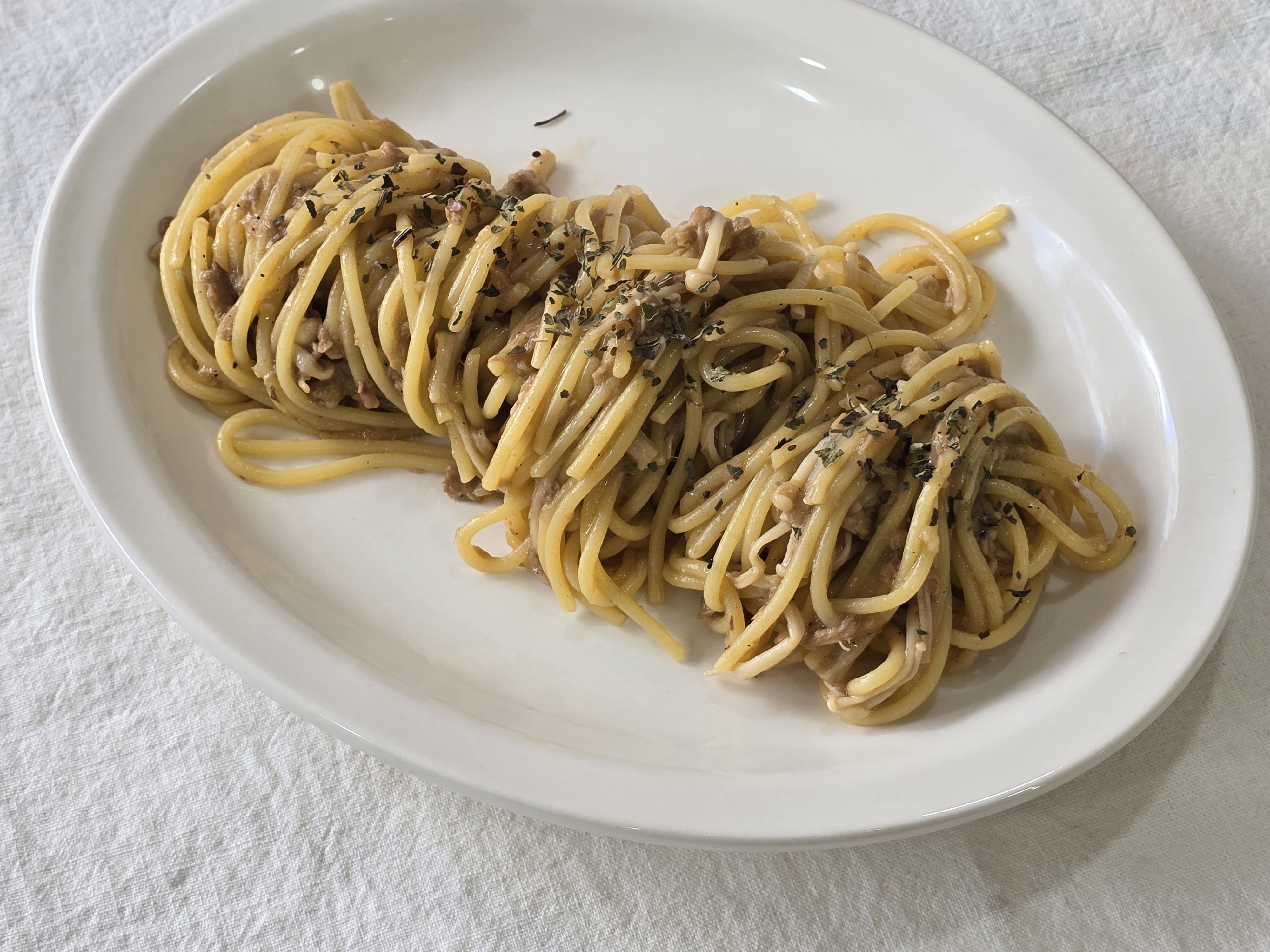 참치팽이버섯파스타10