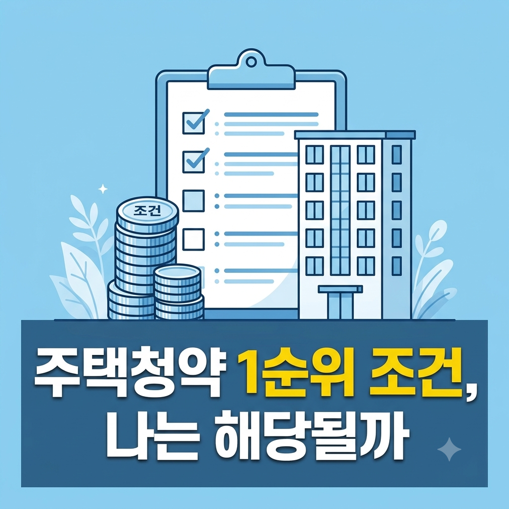 민영주택 1순위 조건