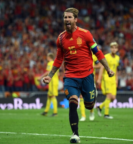 알트태그-스페인 대표팀 주장으로 활약한 라모스