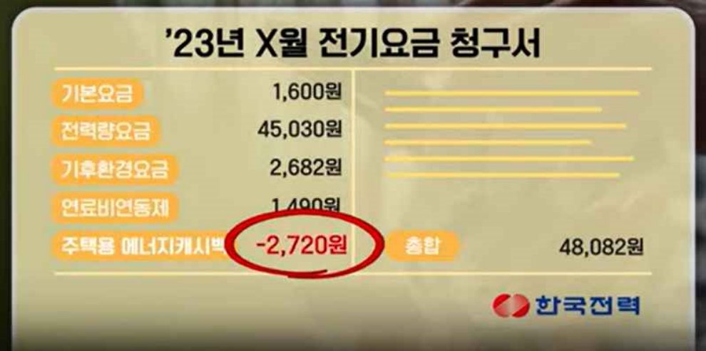 한전 에너지 캐시백