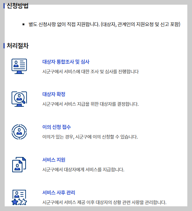긴급복지 생계지원금 신청 방법 안내 이미지