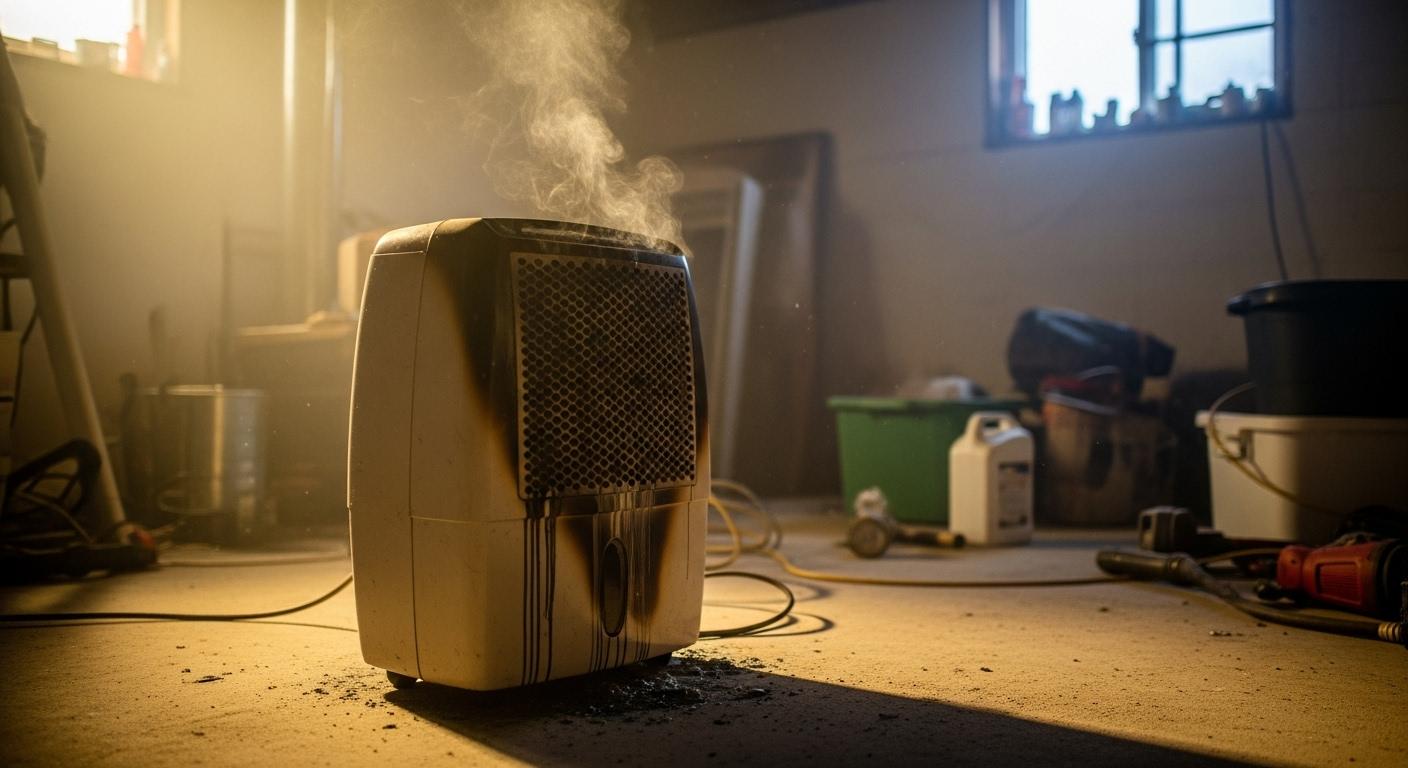 제습기 타는냄새