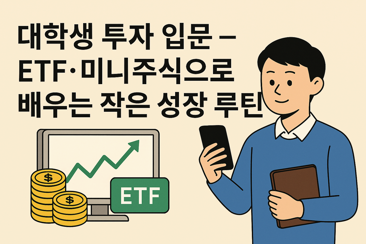 대학생 투자 입문 &ndash; ETF&middot;미니주식으로 배우는 작은 성장 루틴