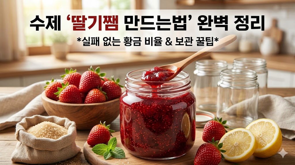 딸기쨈 만드는법