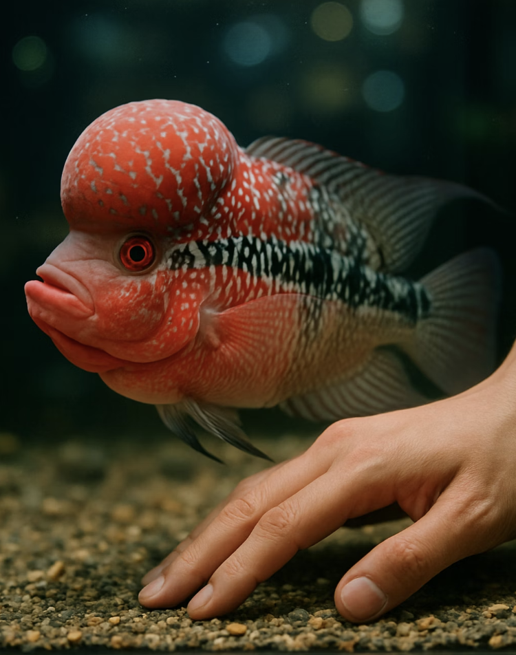 주인 알아보는 물고기&amp;#44; 플라워혼이 최고의 반려동물인 이유