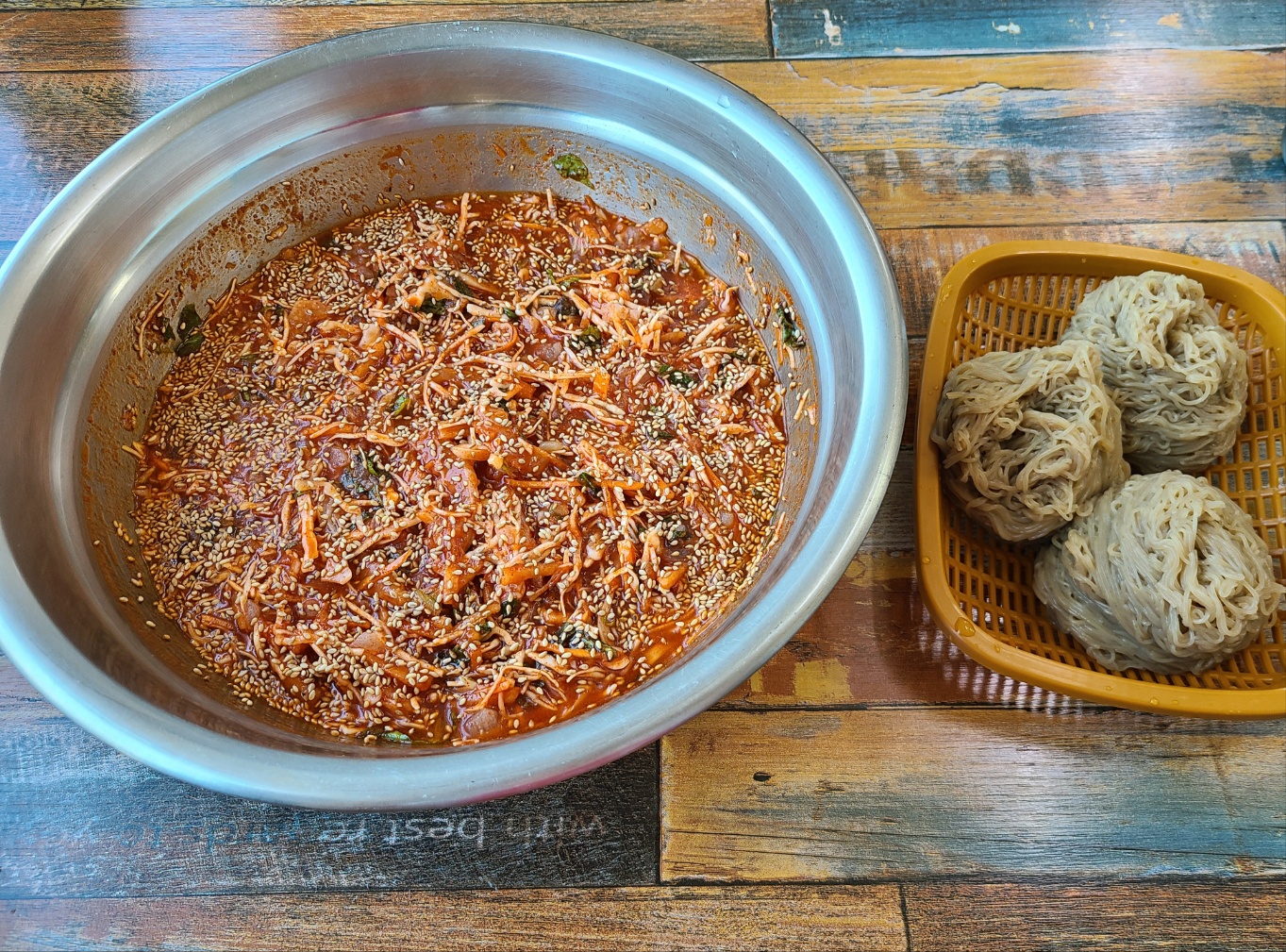 남해 물회명가 물회와 사리