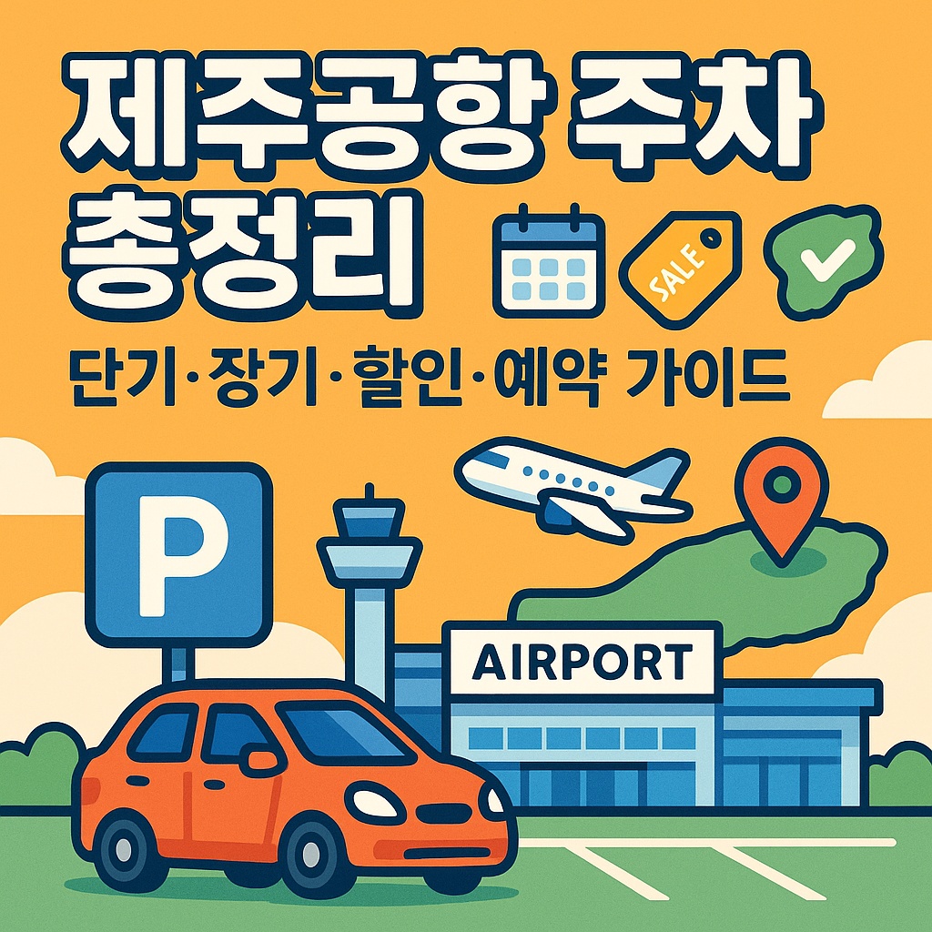 제주공항 주차 총정리. 단기·장기·할인·예약 가이드