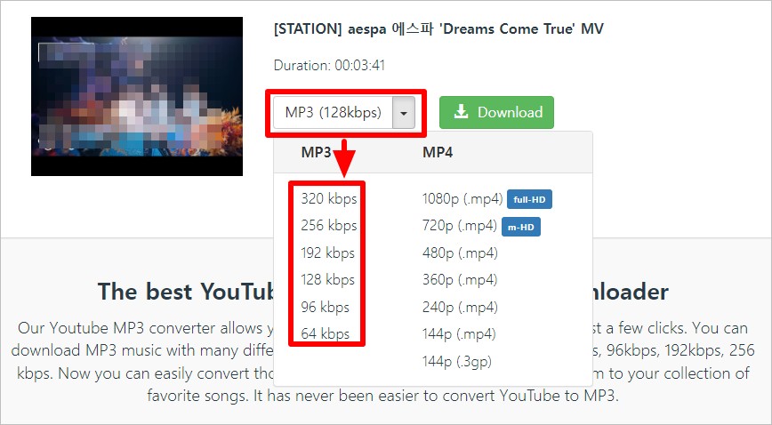 유튜브 MP3 변환 저장