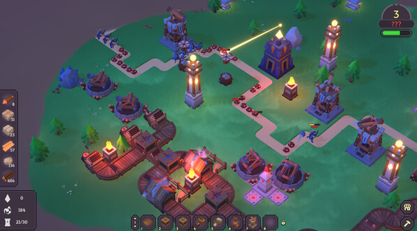 타워디펜스 게임 Tower Factory 이미지