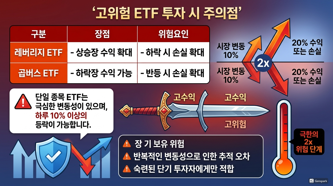 고위험 ETF 투자 시 주의점