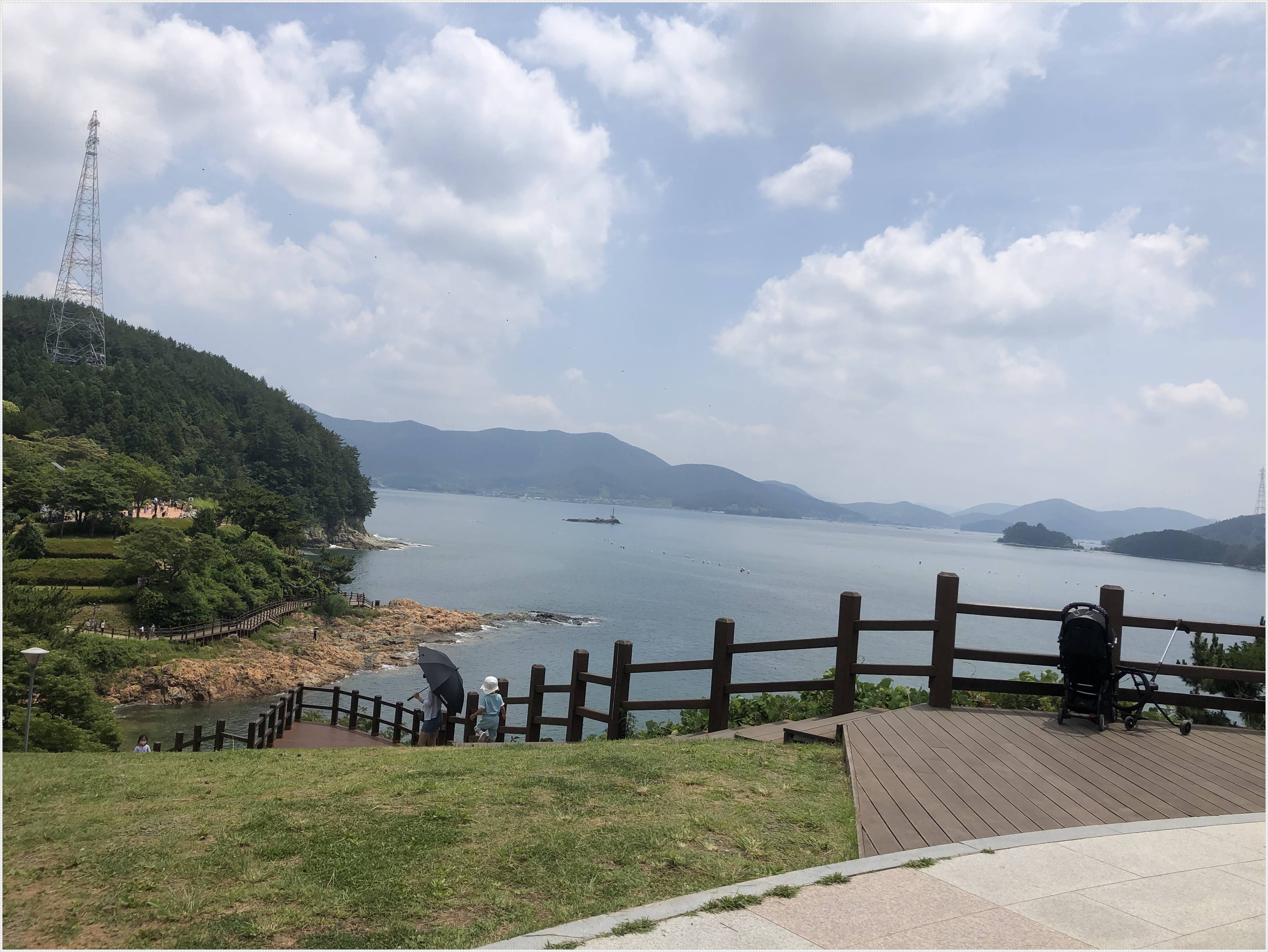 이순신공원 산책로 모습