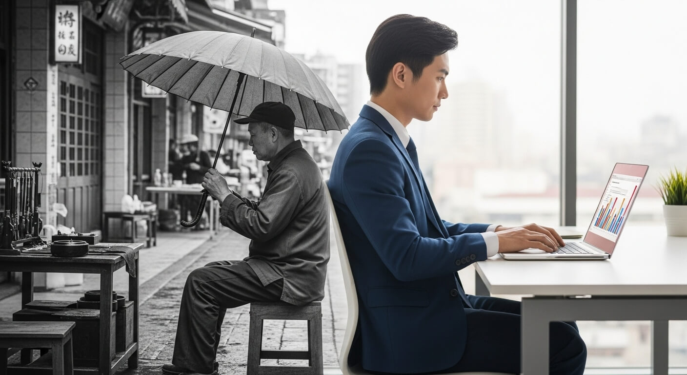 사라진 직업 vs 남아 있는 직업 비교 분석 관련 사진