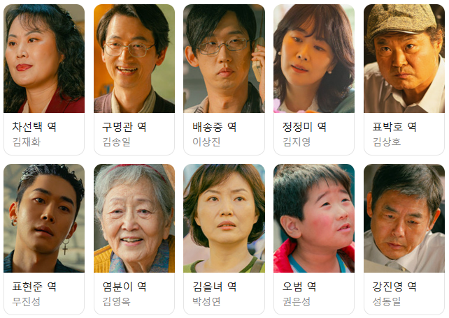 태풍상사 등장인물