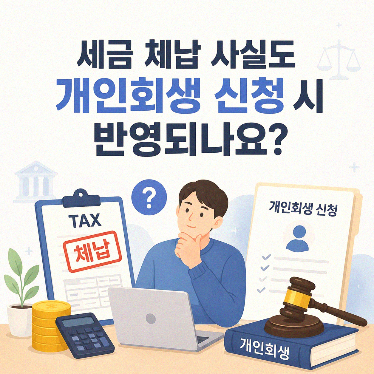 세금 연체, 개인회생 신청하면 어떻게 될까