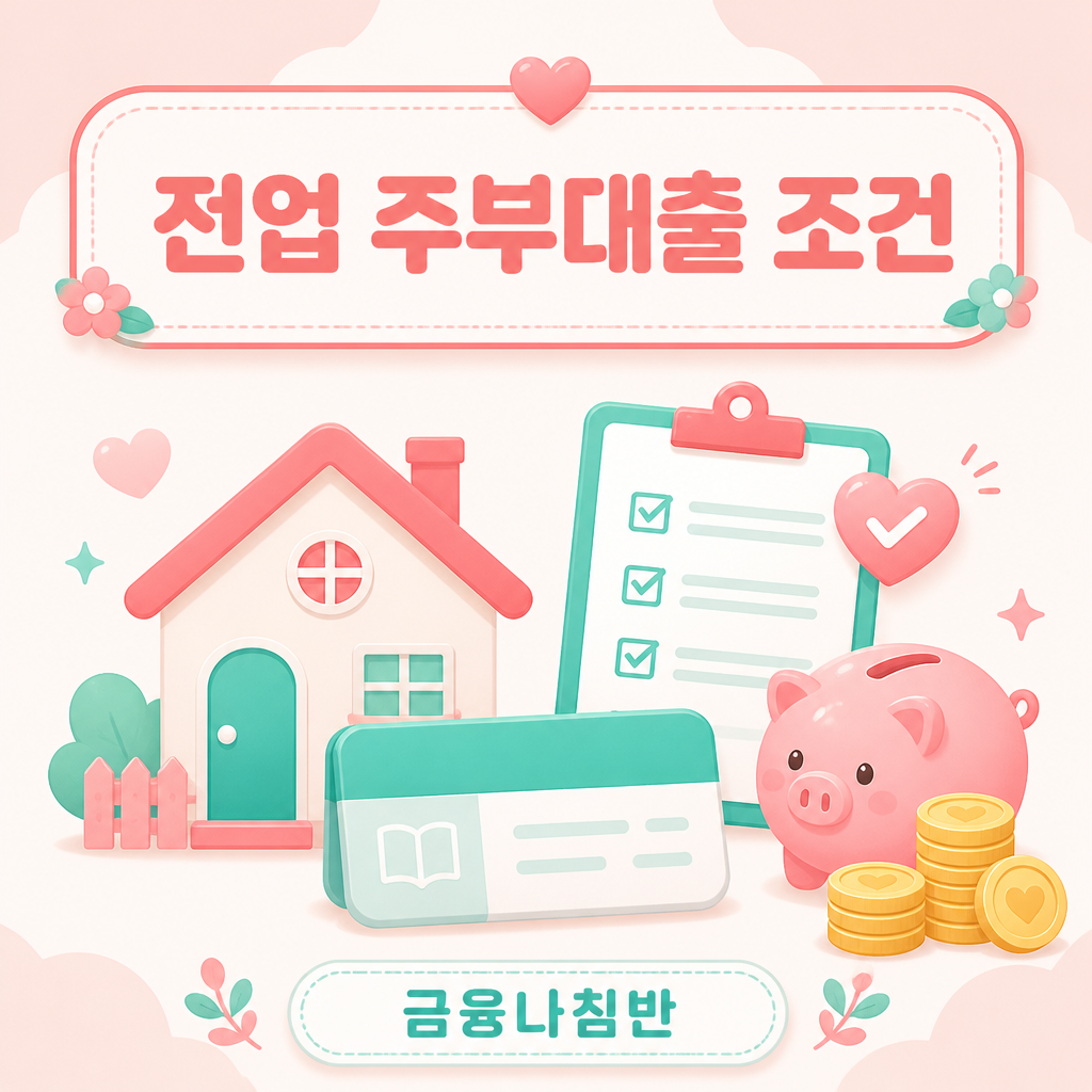 전업 주부대출 조건