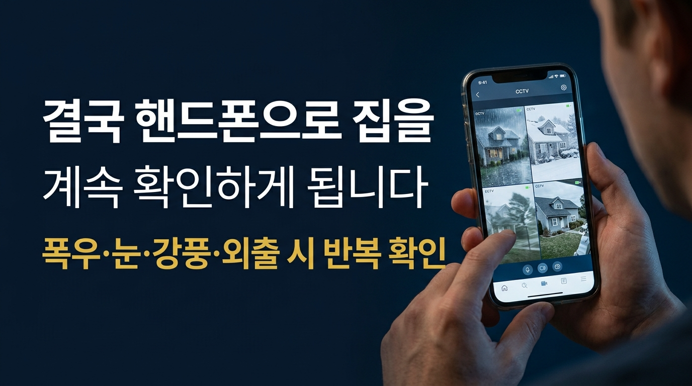 핸드폰으로 집을 계속 확인