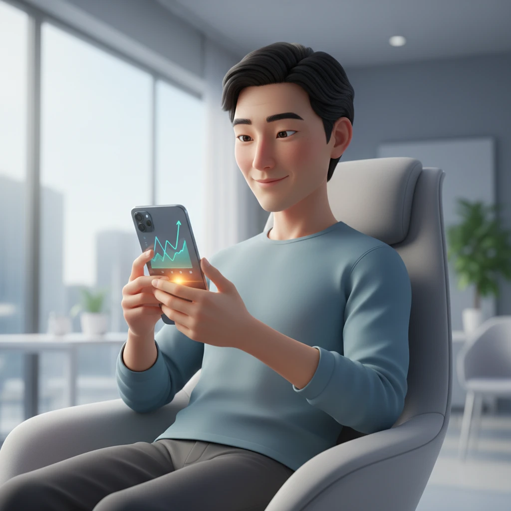 경남은행 마이너스통장 모바일 앱 조회..