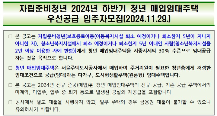 자립준비청년