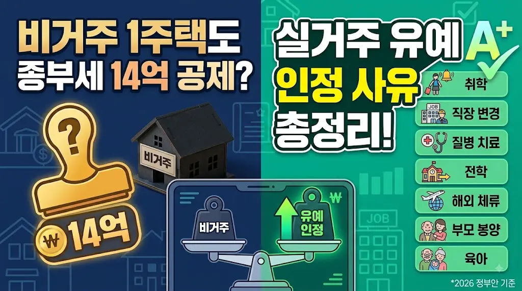 실거주 유예 인정 사유 총정리 이미지