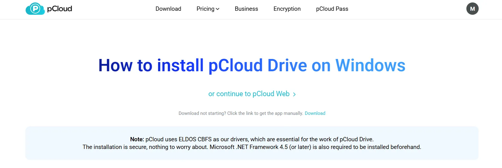 무료 20GB 클라우드 pCloud 앱