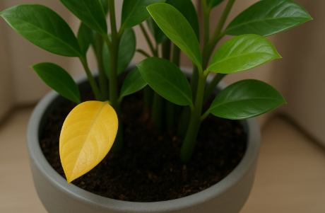 금전수 잎이 노랗게 변하는 이유